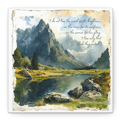 Faramir's Quote Canvas Art Print - The Lord of the Rings