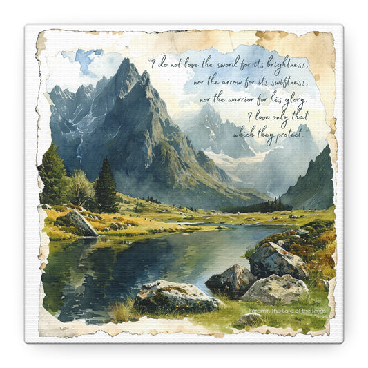 Faramir's Quote Canvas Art Print - The Lord of the Rings