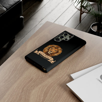 Aslan Courage Dear Heart Phone Case - Book Lovers