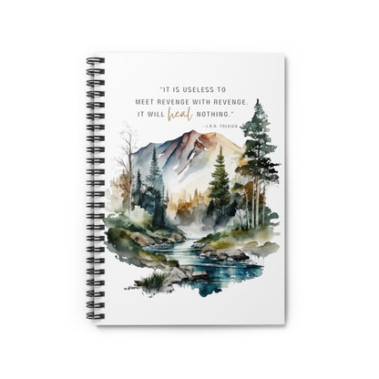 Tolkien Quote Spiral Notebook - Lord of the Rings Fan Journal