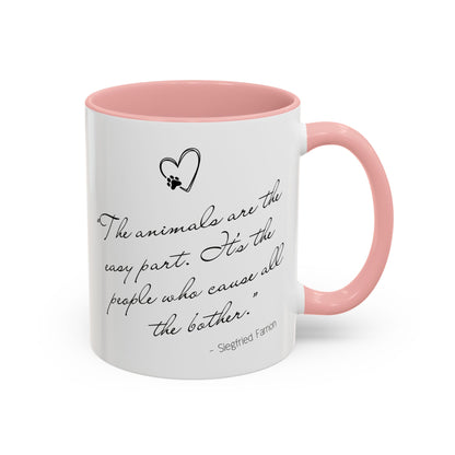 Animals Are The Easy Part - All Creatures Great and Small Coffee Mug
