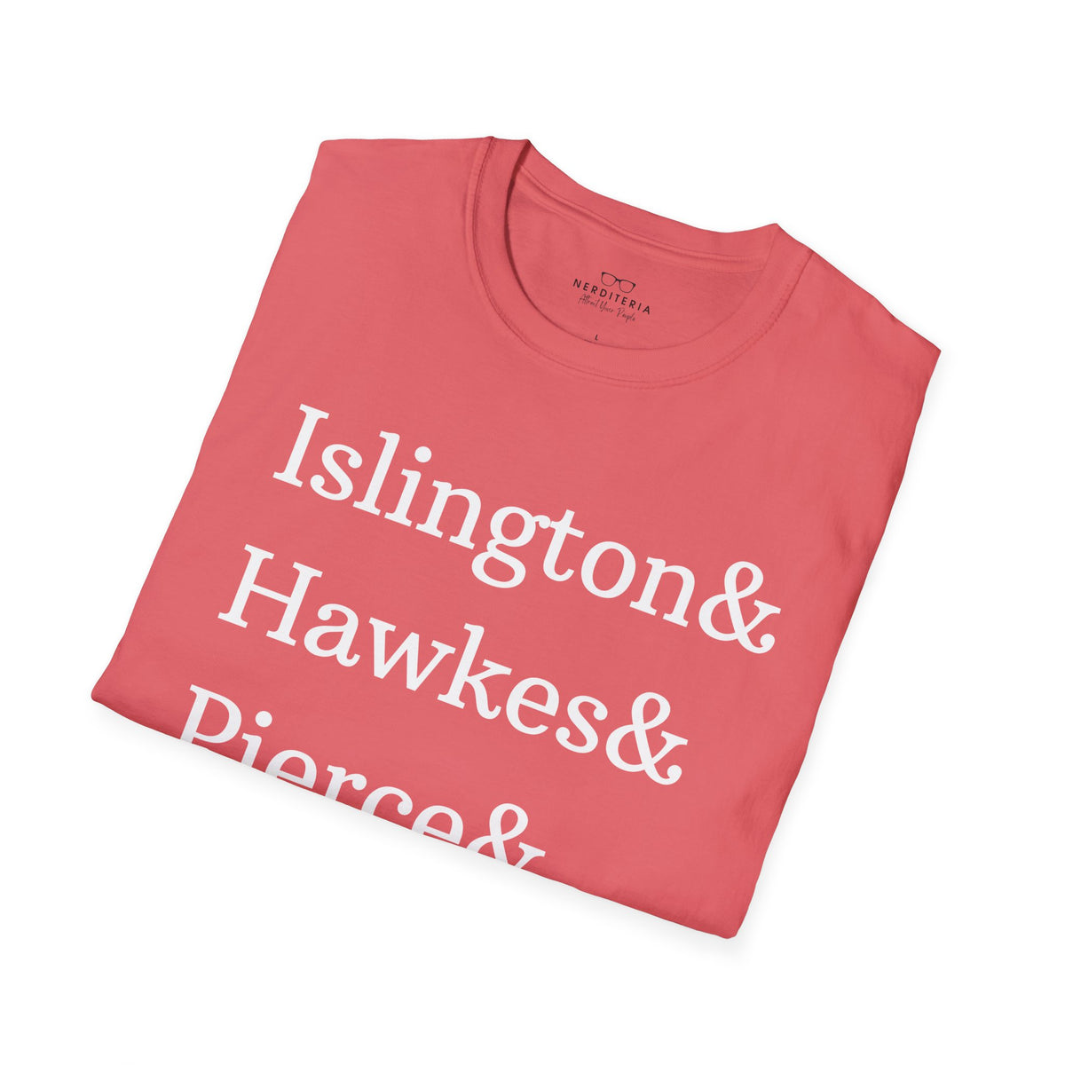 Emma M. Lion Character Names - Book Lovers Softstyle T-Shirt