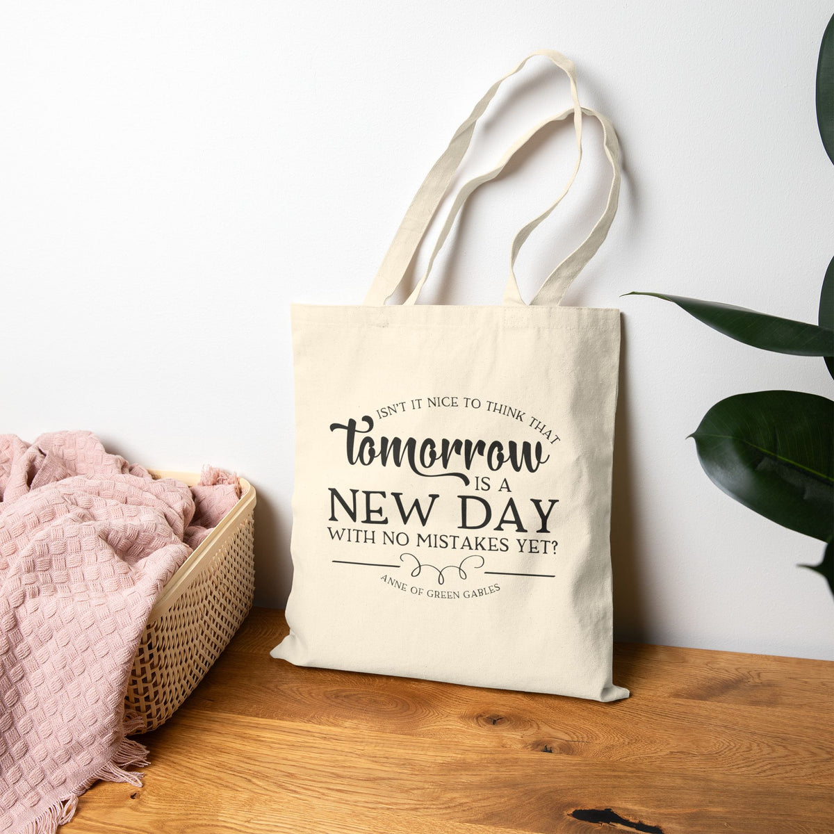 Tomorrow Is a New Day - Anne of Green Gables Tote Bag