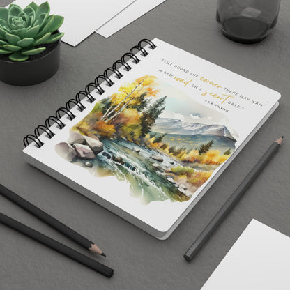 Still Round The Corner Tolkien Quote - Lord of the Rings Spiral Notebook