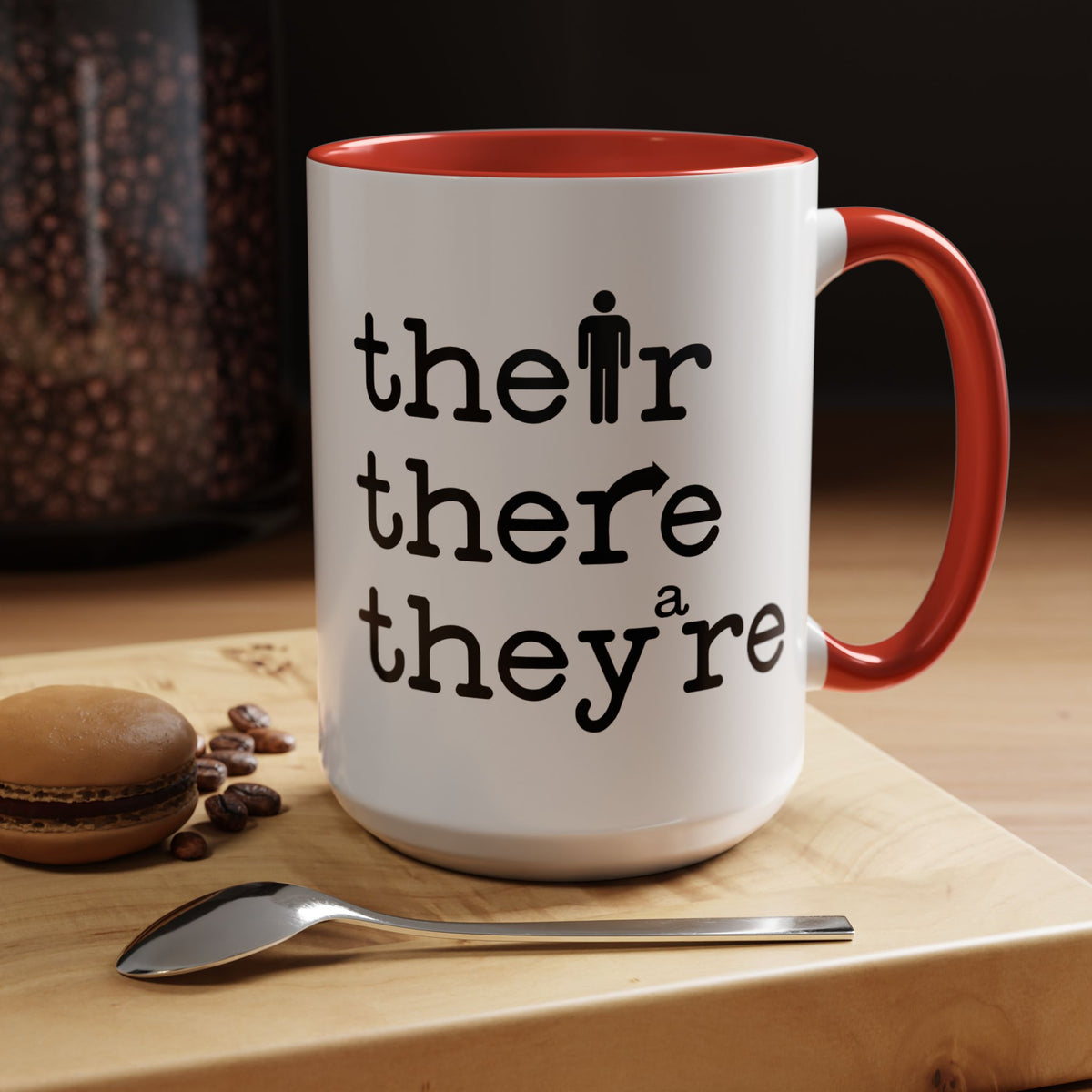 Their, There, They're Coffee Mug