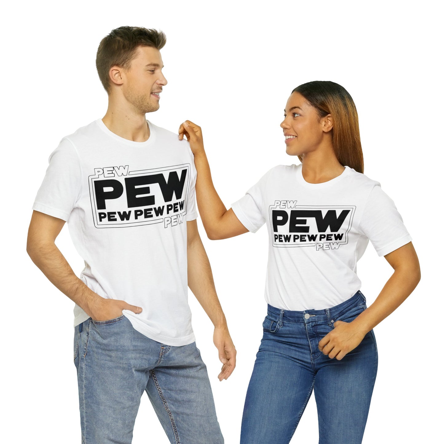 pew pew star wars tshirt