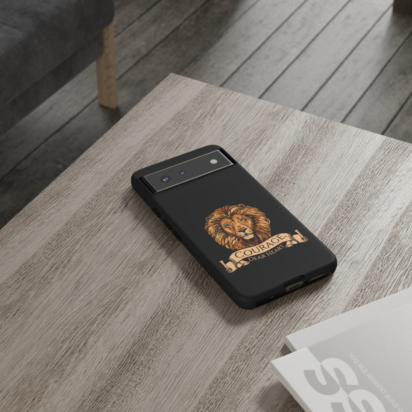 Aslan Courage Dear Heart Phone Case - Book Lovers