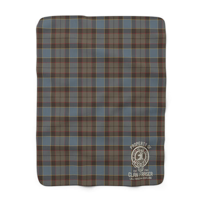 Fraser Tartan Sherpa Fleece – Outlander Blanket