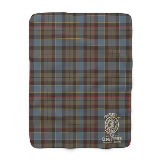 Fraser Tartan Sherpa Fleece – Outlander Blanket