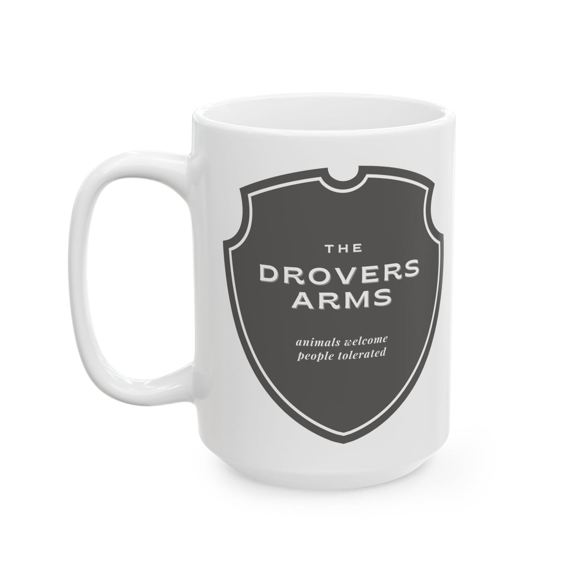 The Drovers Arms (Gray) - All Creatures Great and Small Coffee Mug