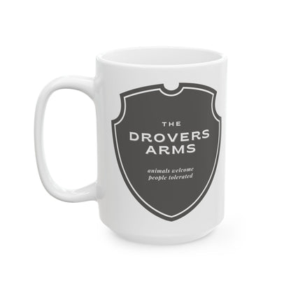 The Drovers Arms (Gray) - All Creatures Great and Small Coffee Mug
