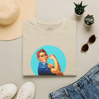Obstinate Headstrong Rosie The Riveter - Jane Austen Quote T-shirt