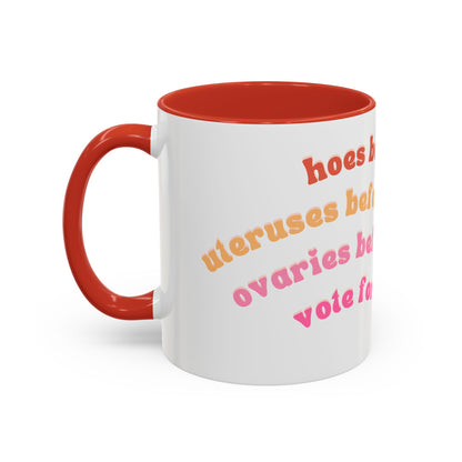 'Bros Before Hoes' Galentines - Parks and Rec Coffee Mug