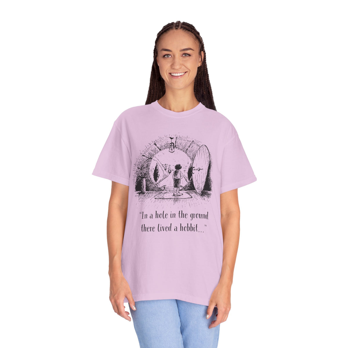 In a Hole in the Ground There Lived a Hobbit - The Lord of The Rings T-shirt