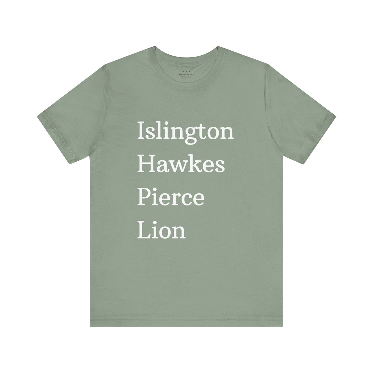 Islington Hawkes Pierce Lion (no &) Bella Canvas - Emma M Lion Shirt