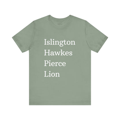 Islington Hawkes Pierce Lion (no &) Bella Canvas - Emma M Lion Shirt