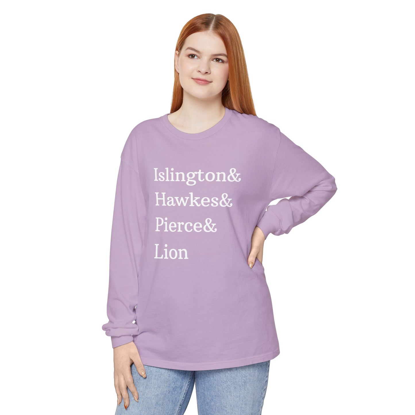 Emma M Lion Character Names - Long Sleeve T-Shirt