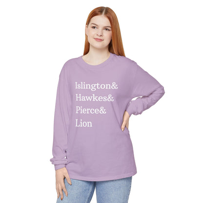 Emma M Lion Character Names - Long Sleeve T-Shirt