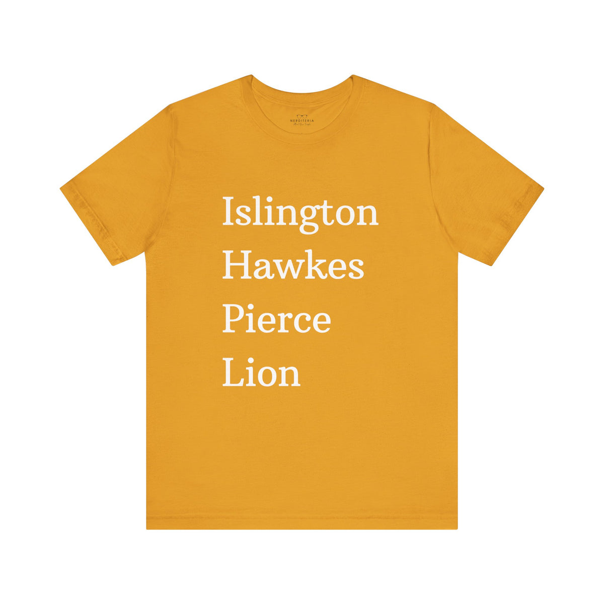 Islington Hawkes Pierce Lion (no &) Bella Canvas - Emma M Lion Shirt