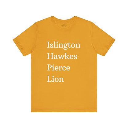 Islington Hawkes Pierce Lion (no &) Bella Canvas - Emma M Lion Shirt