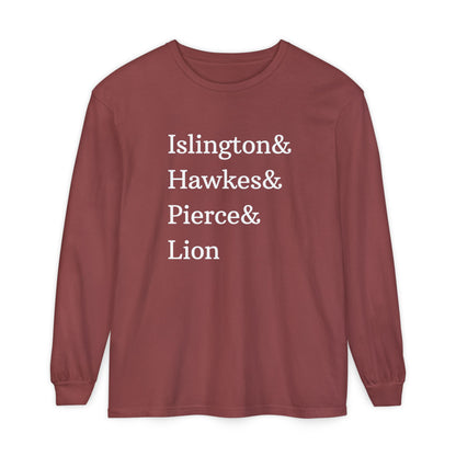 Emma M Lion Character Names - Long Sleeve T-Shirt