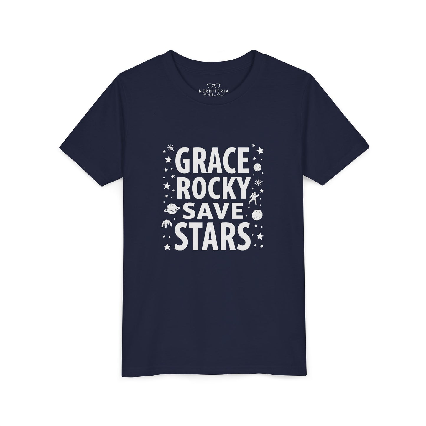Grace Rocky Save Stars - Project Hail Mary Kids' T-Shirt