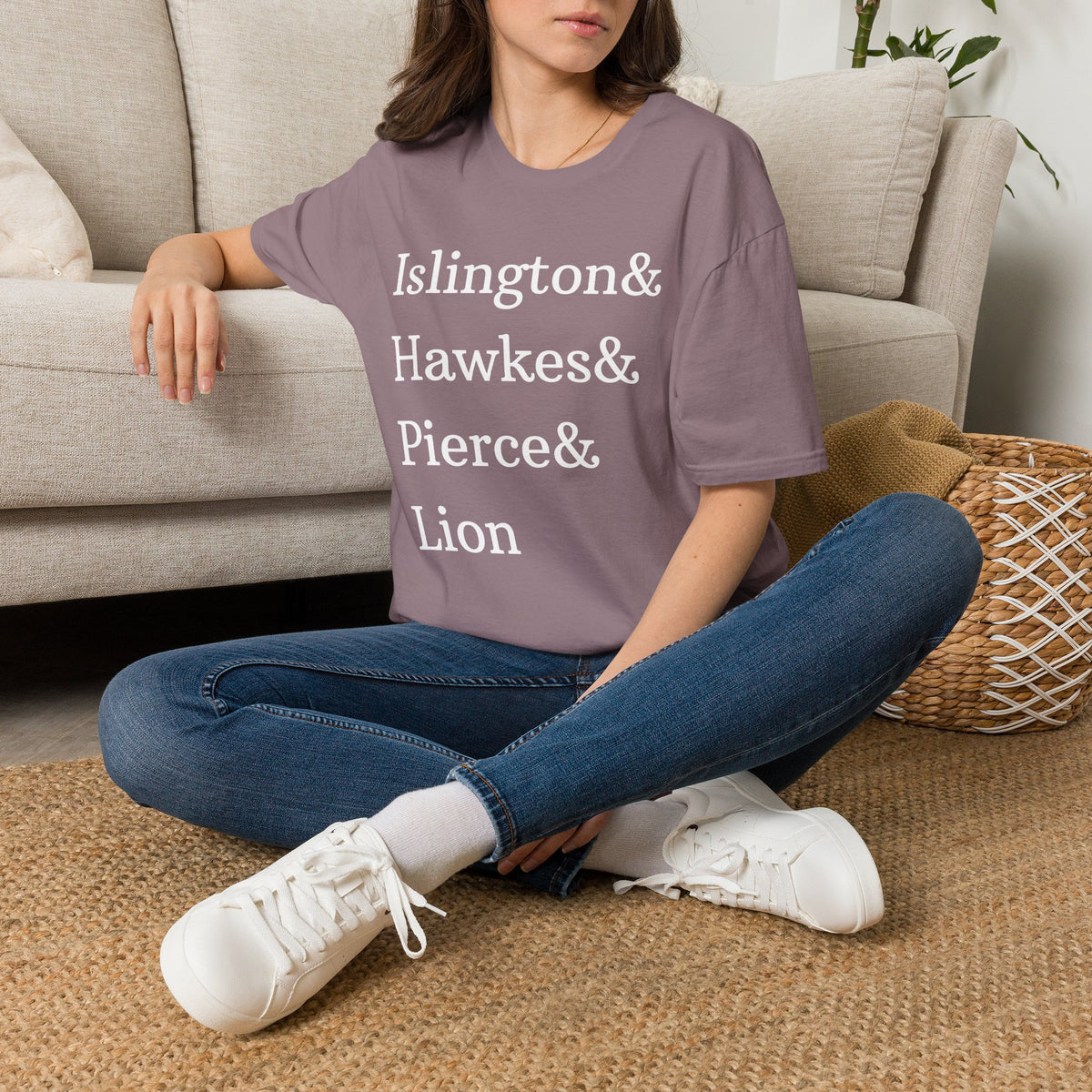 Emma M. Lion Character Names - Book Lovers Softstyle T-Shirt