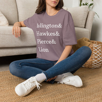 Emma M. Lion Character Names - Book Lovers Softstyle T-Shirt