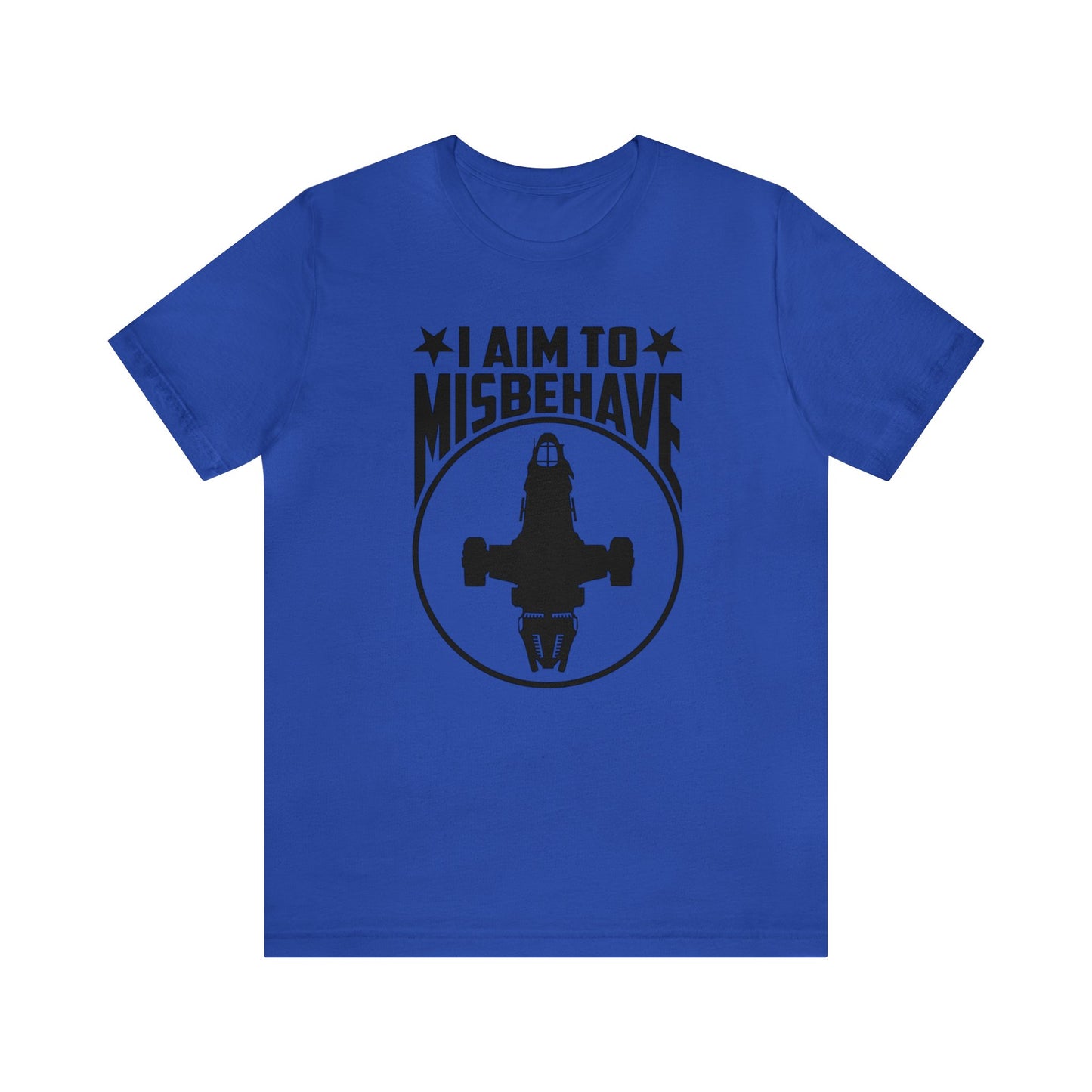 i aim to misbehave tshirt