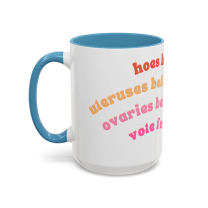 'Bros Before Hoes' Galentines - Parks and Rec Coffee Mug