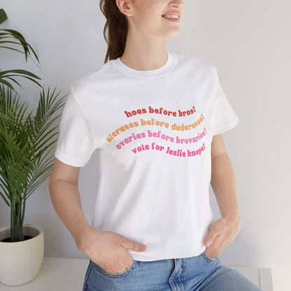 hoes before bros tshirt