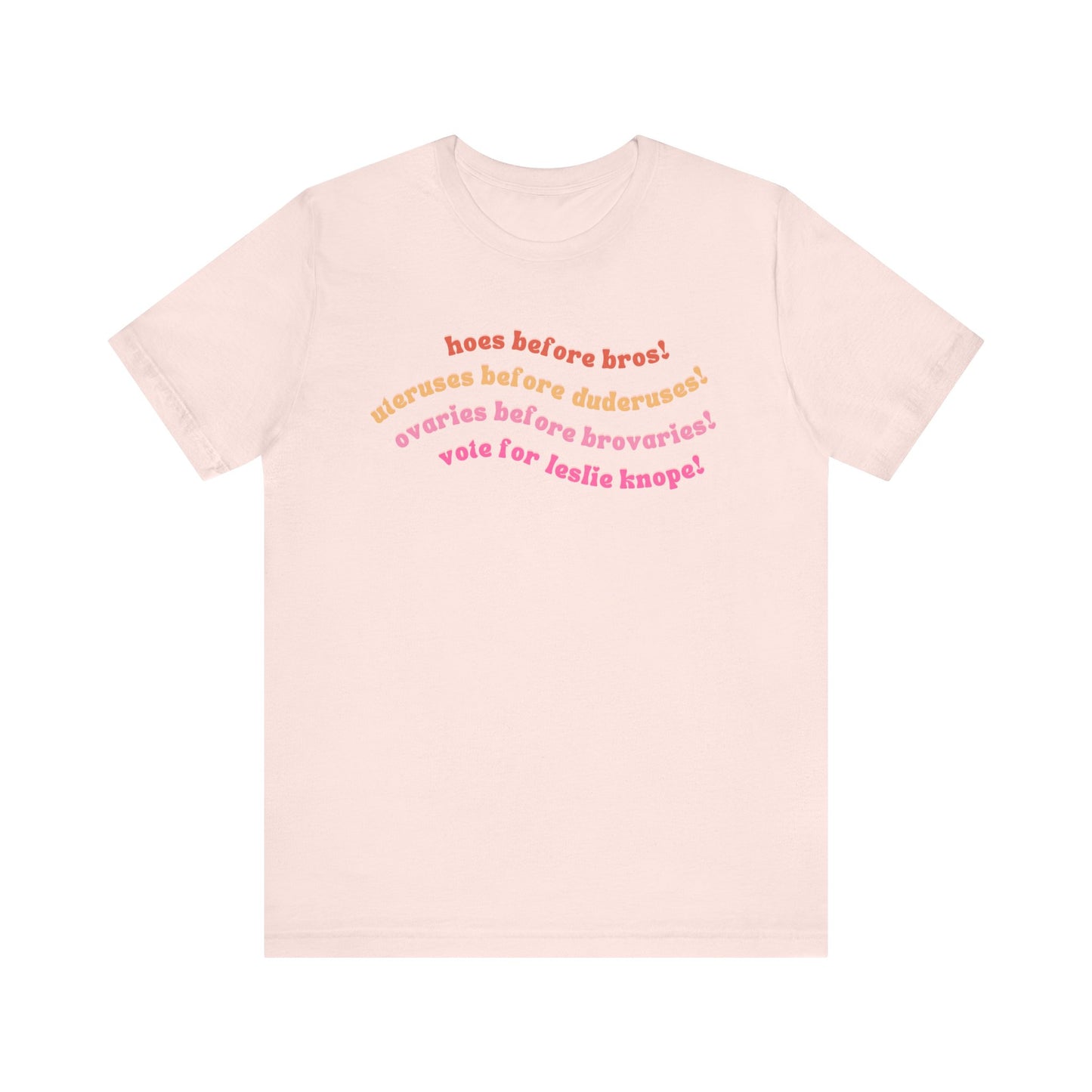 Hoes Before Bros - Parks and Rec T-shirt