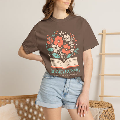 Booktrovert Oversized - Book Lovers T-shirt