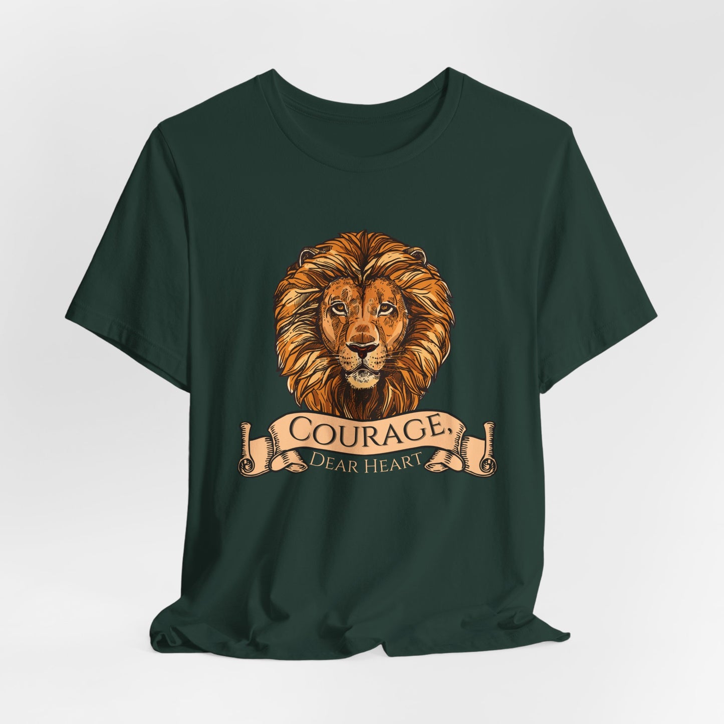 Aslan Courage Dear Heart - Chronicles of Narnia T-shirt