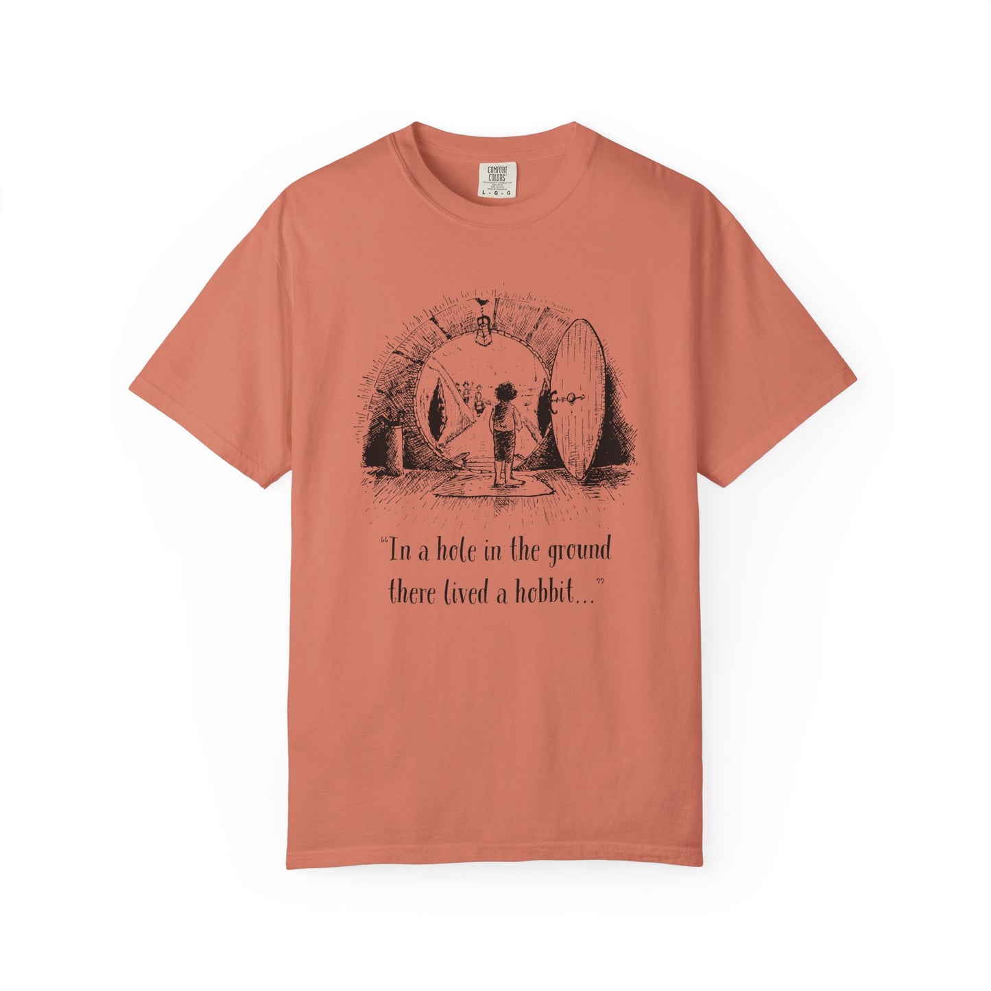 In a Hole in the Ground There Lived a Hobbit T-shirt - The Lord of The Rings