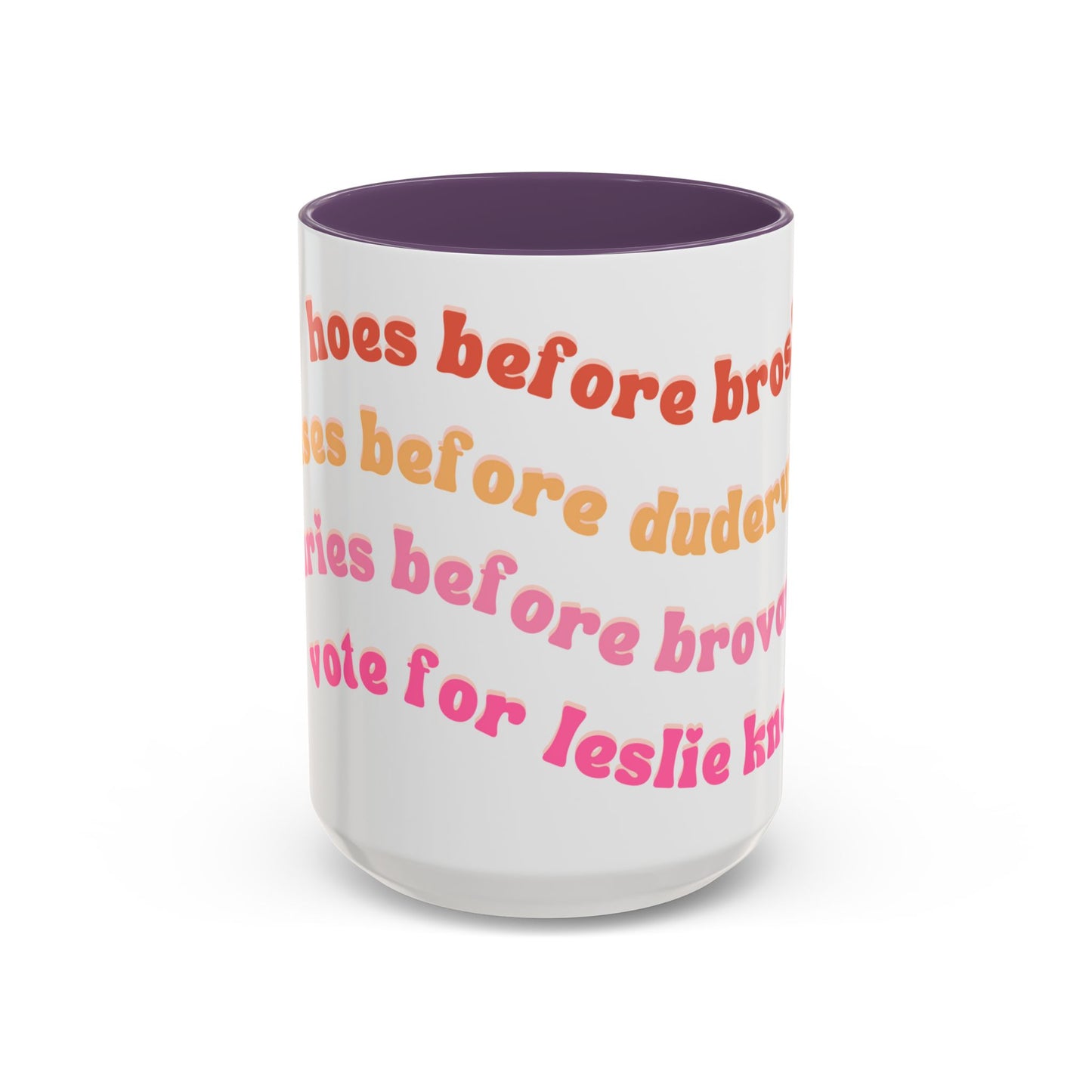 'Bros Before Hoes' Galentines - Parks and Rec Coffee Mug