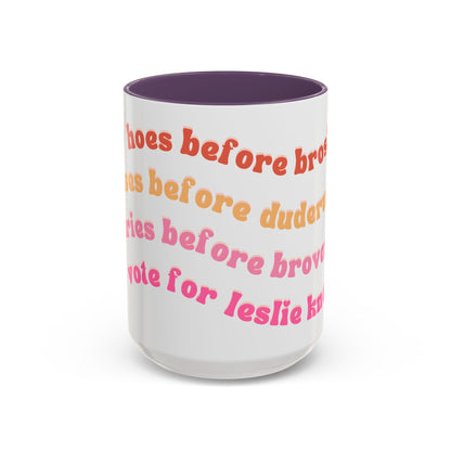 'Bros Before Hoes' Galentines - Parks and Rec Coffee Mug