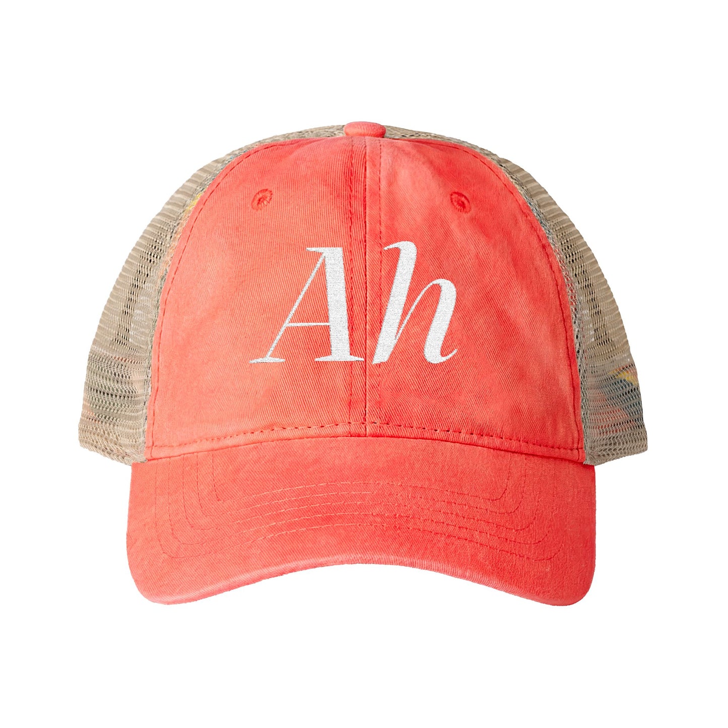 Ah - Emma M Lion Women's Mesh-Back Ponytail Cap