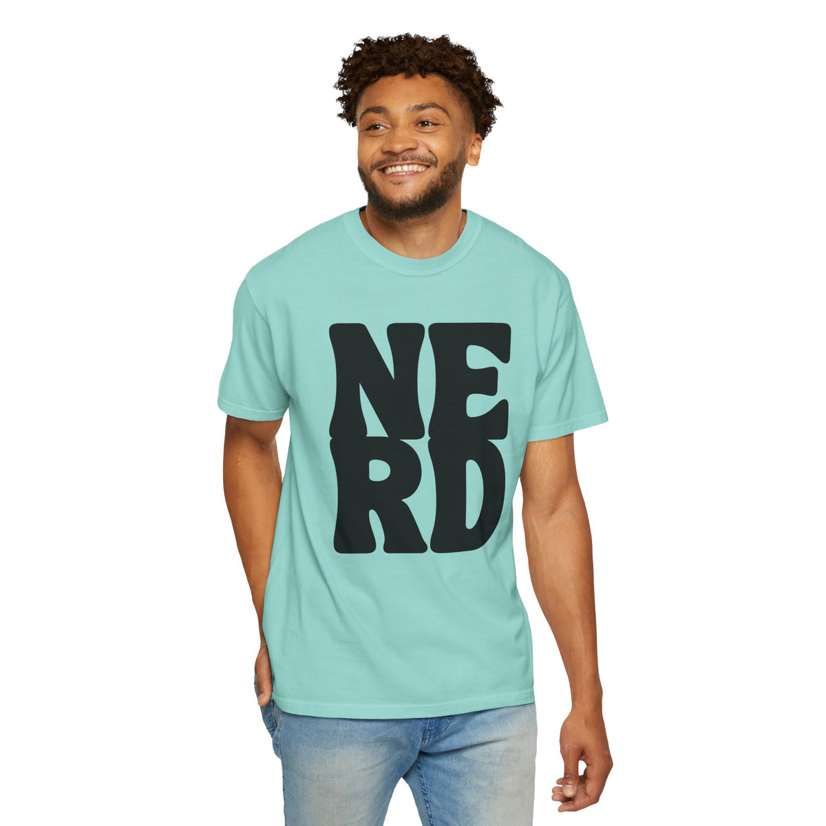 Block Letters Oversized Unisex - Nerd T-shirt