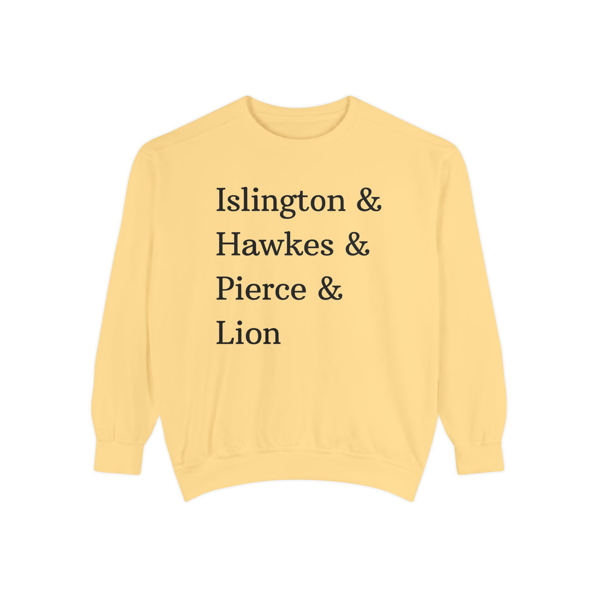 Islington Hawkes Pierce Lion - Emma M Lion Pastel Sweatshirt