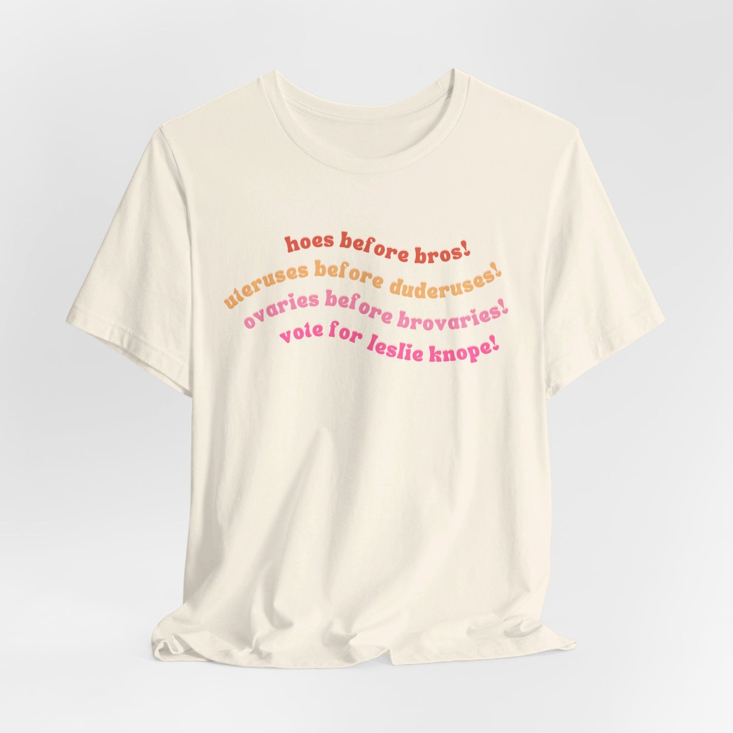 Hoes Before Bros - Parks and Rec T-shirt