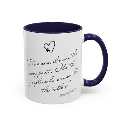 Animals Are The Easy Part - All Creatures Great and Small Coffee Mug
