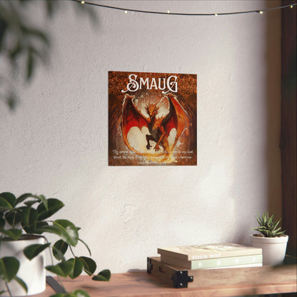 Smaug Art Print - The Hobbit