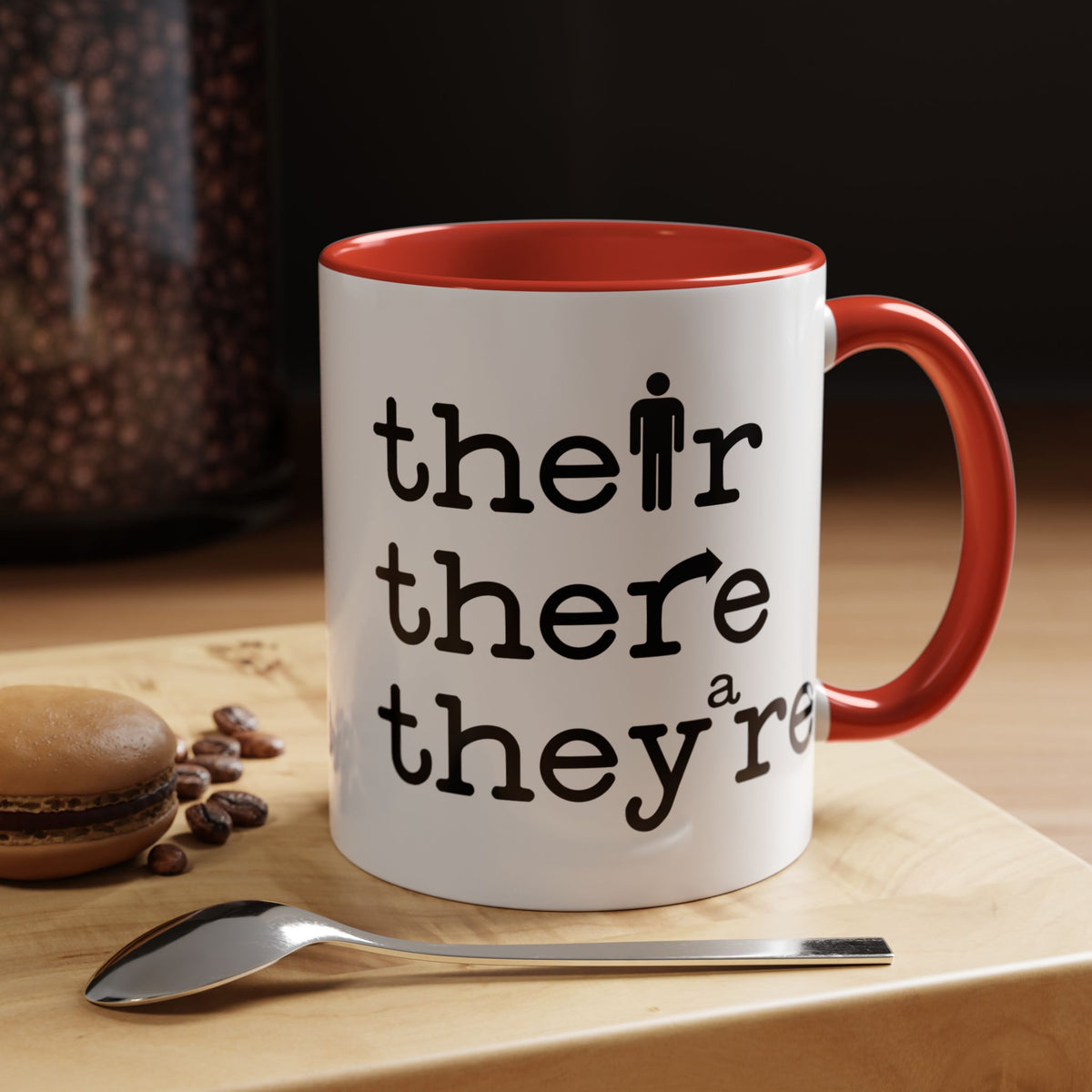 Their, There, They're Coffee Mug
