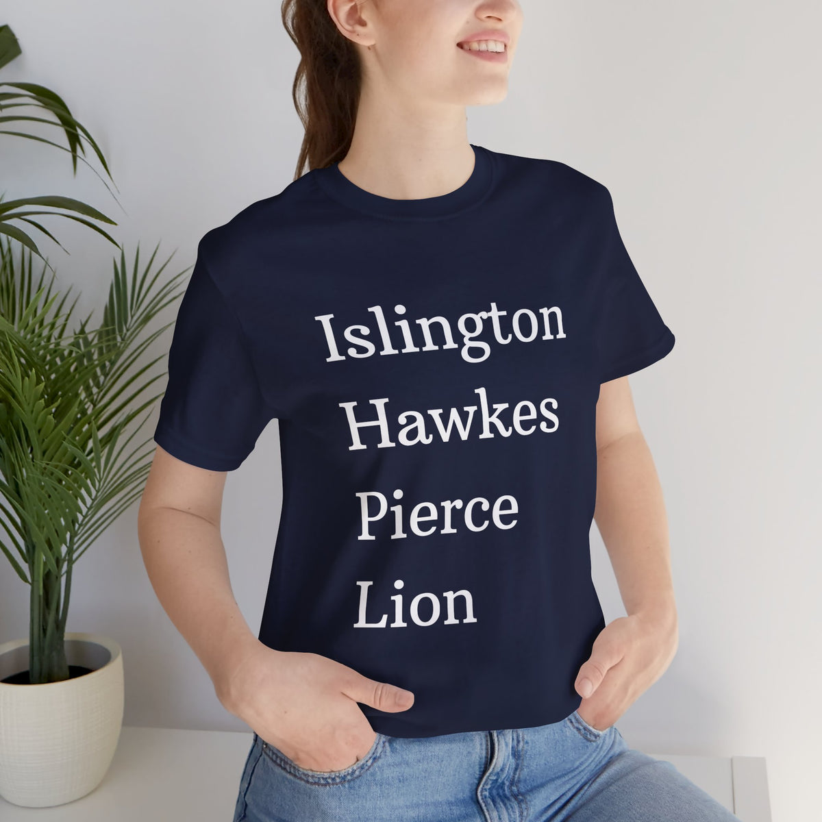 Islington Hawkes Pierce Lion (no &) Bella Canvas - Emma M Lion Shirt
