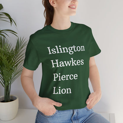 Islington Hawkes Pierce Lion (no &) Bella Canvas - Emma M Lion Shirt