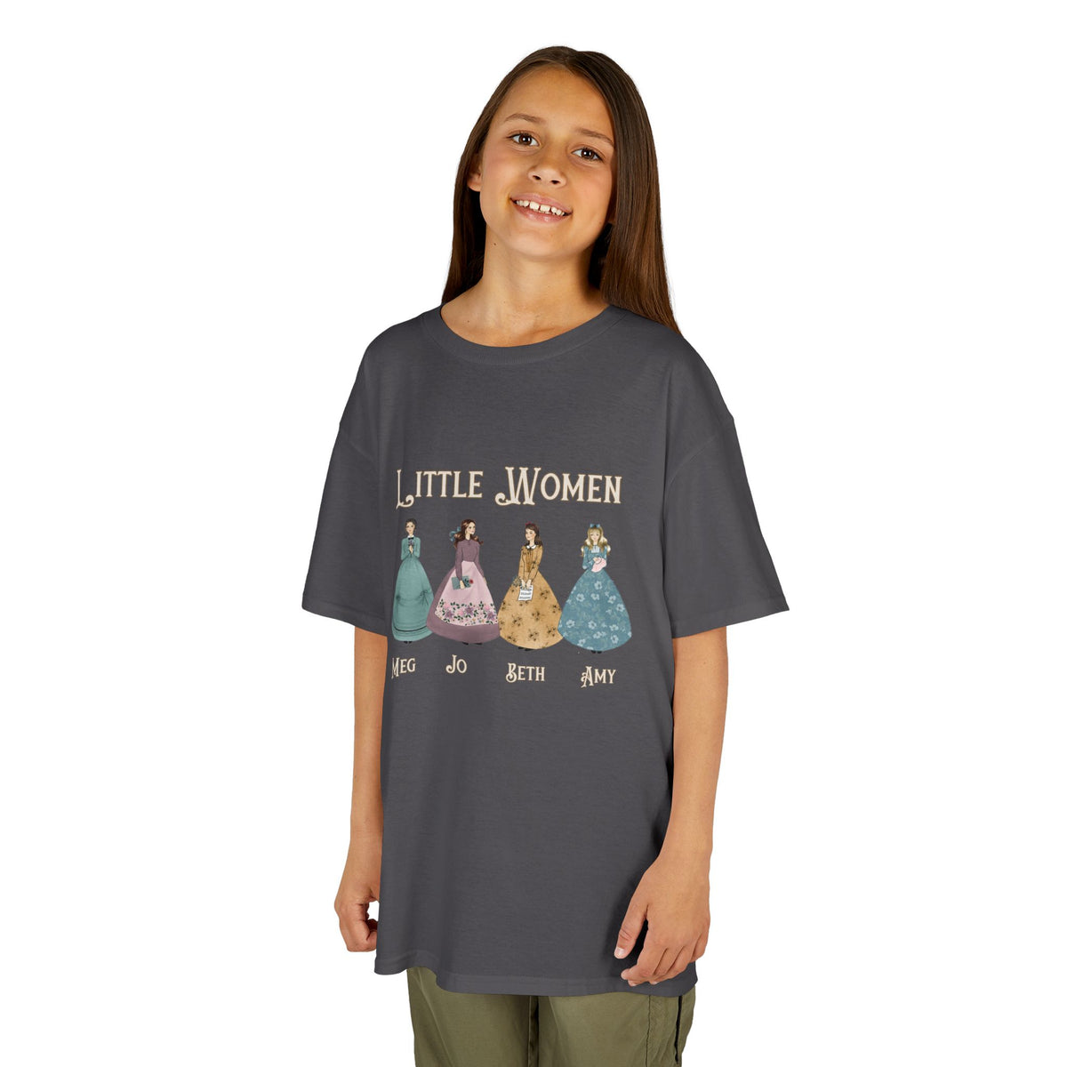 All Dressed Up - Little Women Kids' T-Shirt
