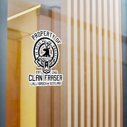 Property of Clan Fraser Vinyl Sticker - Outlander