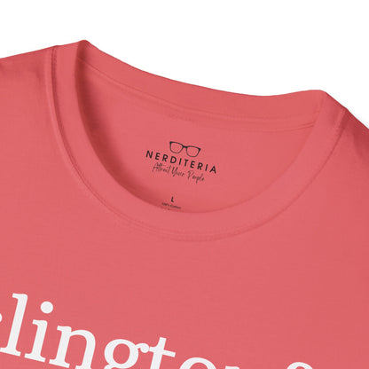 Emma M. Lion Character Names - Book Lovers Softstyle T-Shirt