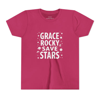 Grace Rocky Save Stars - Project Hail Mary Kids' T-Shirt